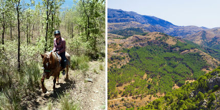 Riding along the old Moorish trails 